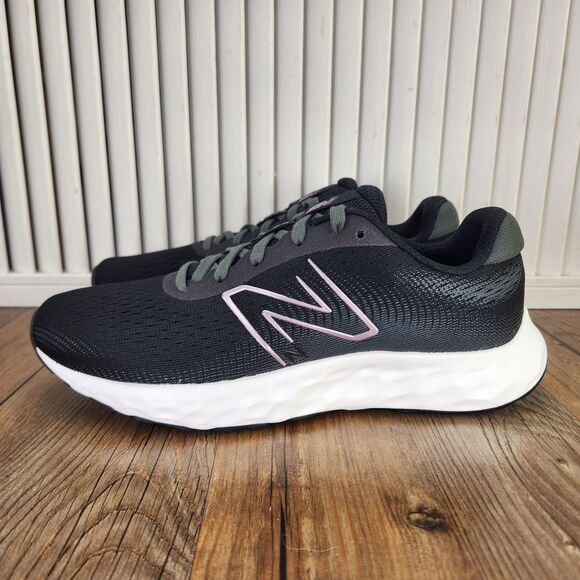 New Balance 520 v8 Womens Sz 8.5 Black White Running Gym Sneakers Shoes W520LB8 - Picture 4 of 11